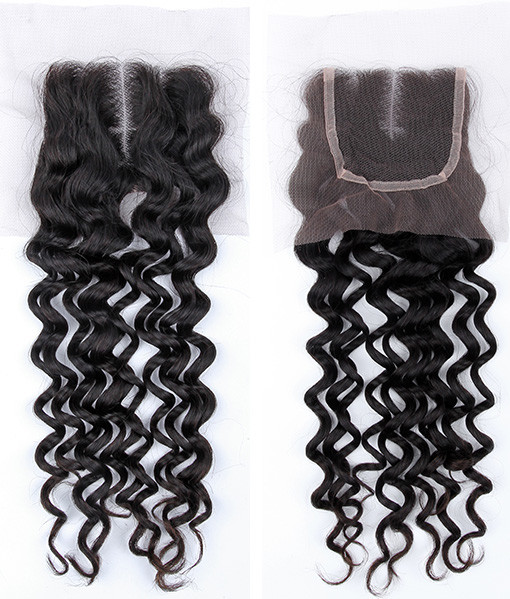 Virgin Hair Lace Closure Island Curl